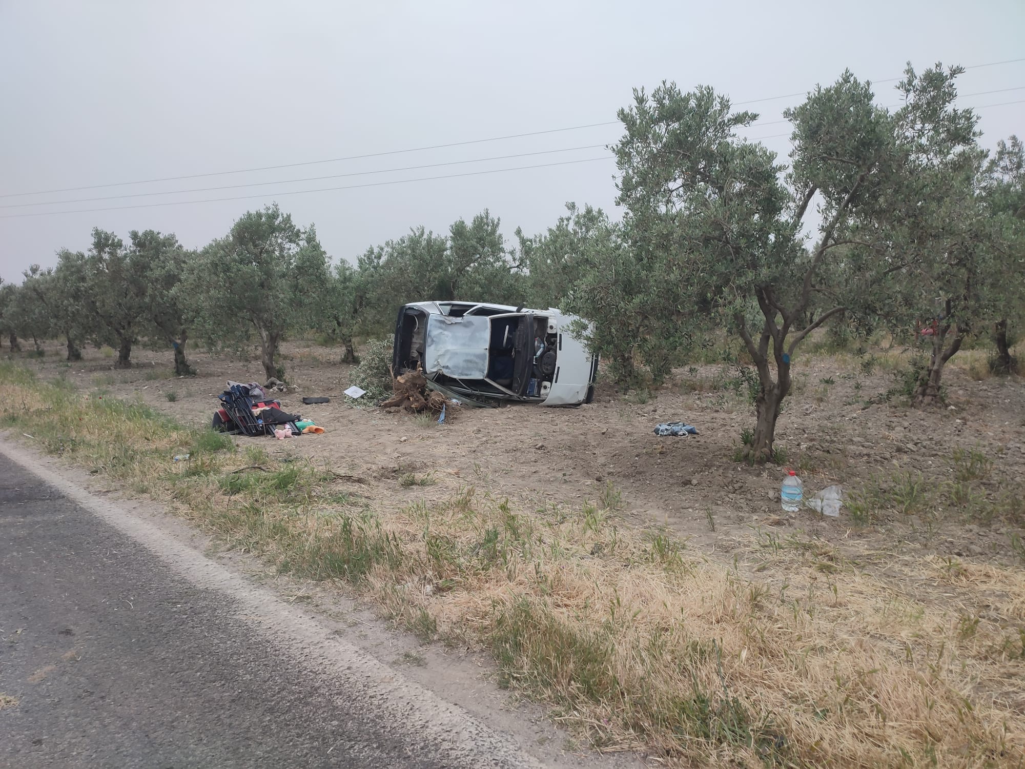 Zeytinliova Yolunda Trafik Kazası